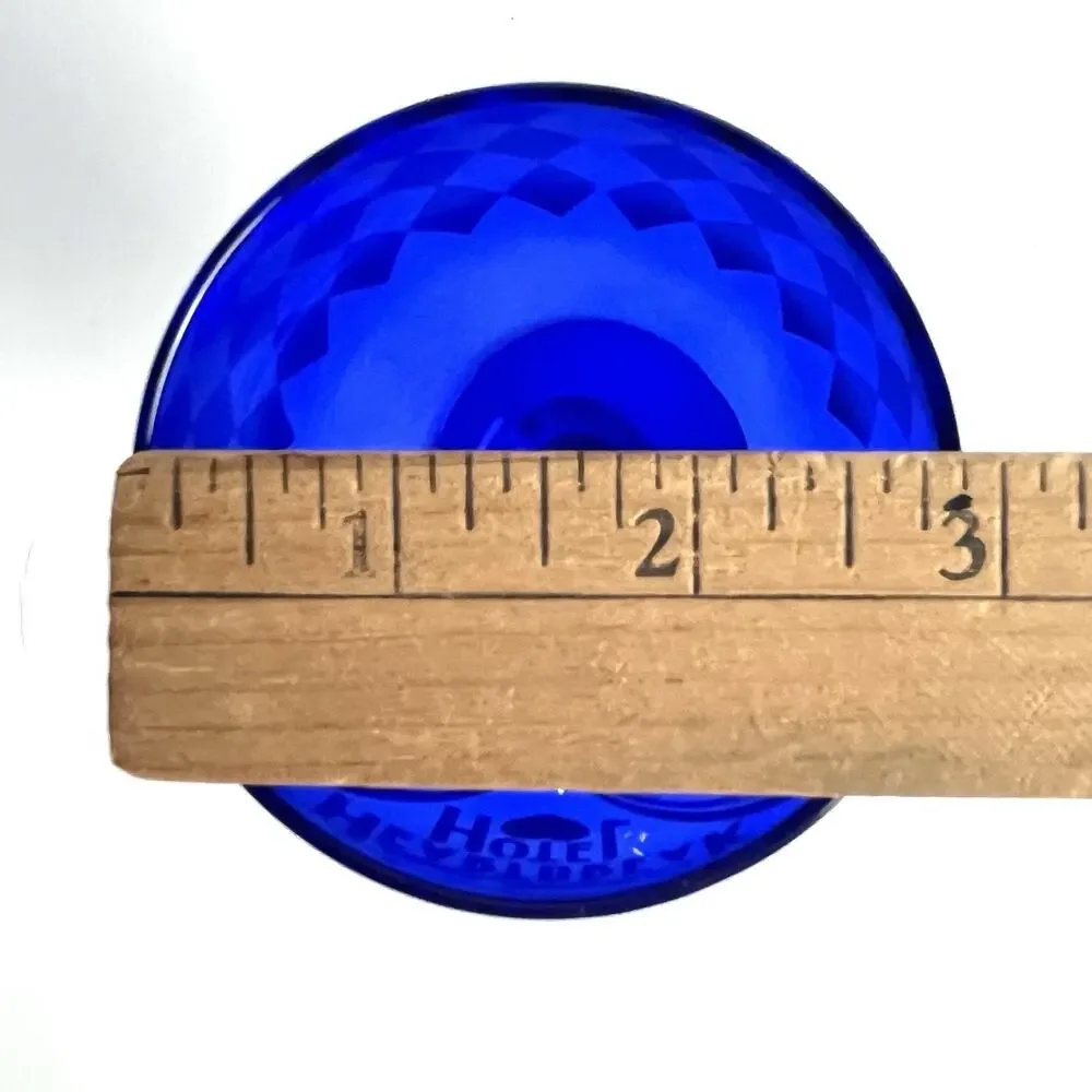 Elvis Presley Heartbreak Hotel Logo Cobalt Blue Wine Glass Holographic Sticker